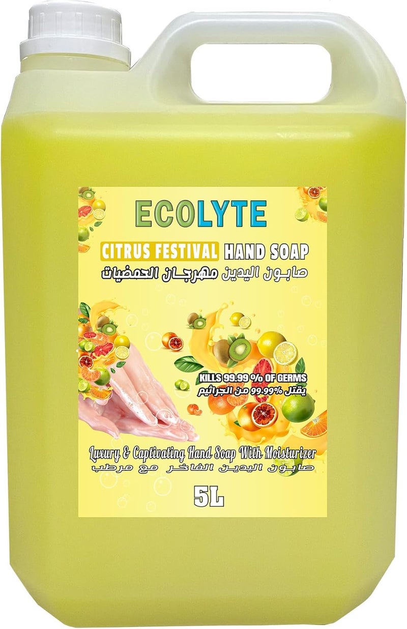 ECOLYTE+ Citrus Festival Hand Soap - 5L - Image 1